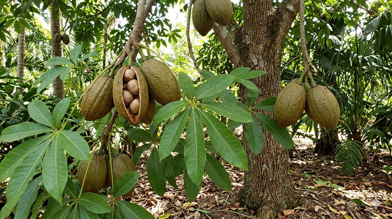 Malabar Chestnut Seedling (Pachira aquatica)
