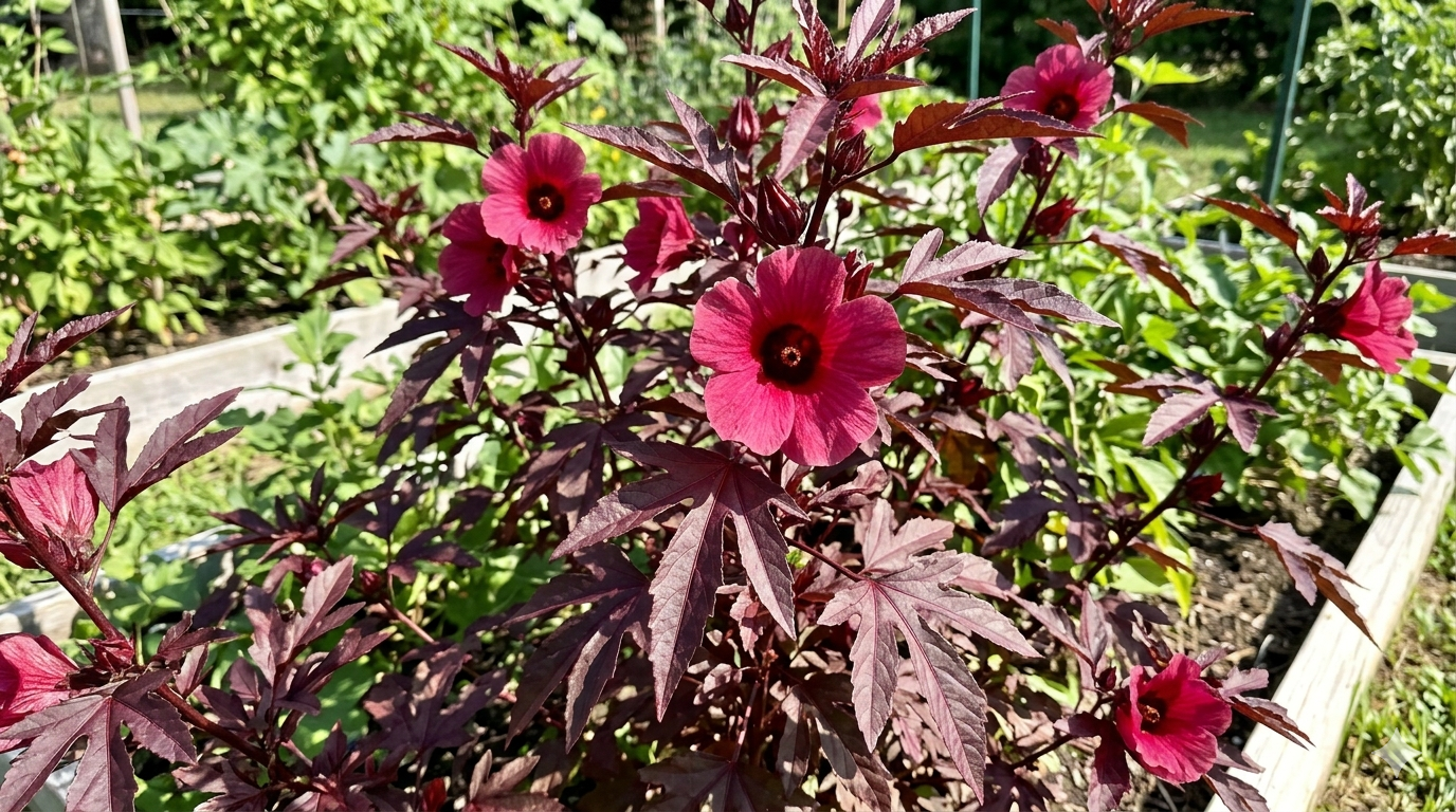 Cranberry Hibiscus Seeds (20 Seeds per Pack) | Hibiscus acetosella