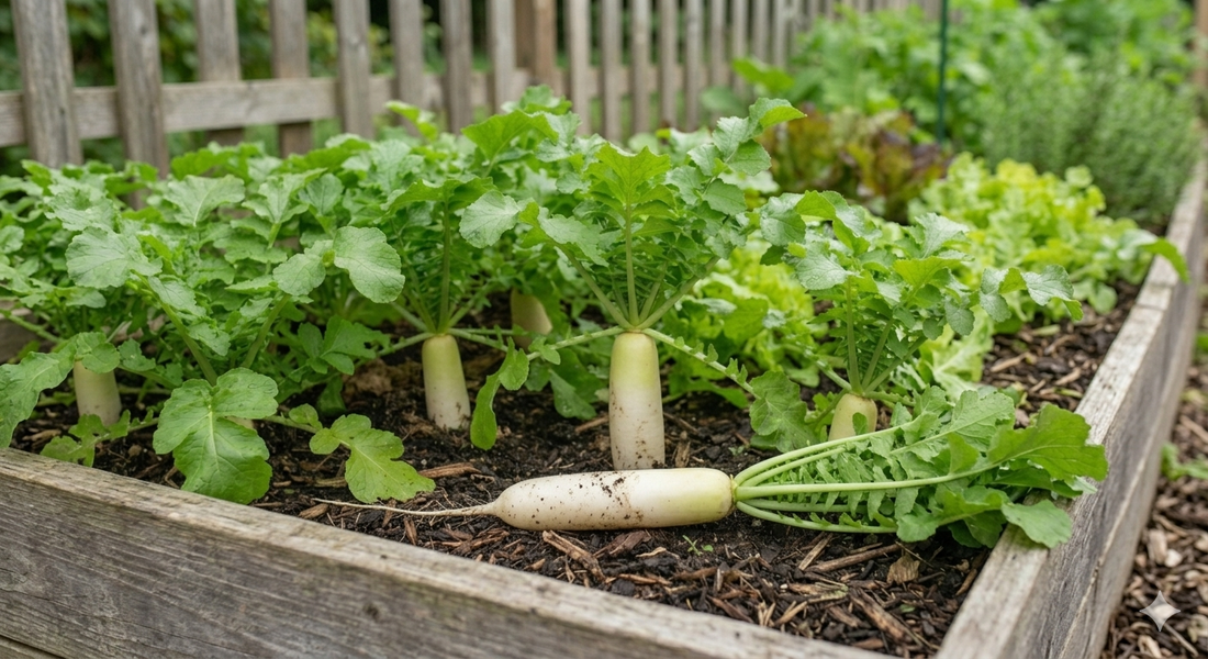 Organic Daikon Radish Growing Guide