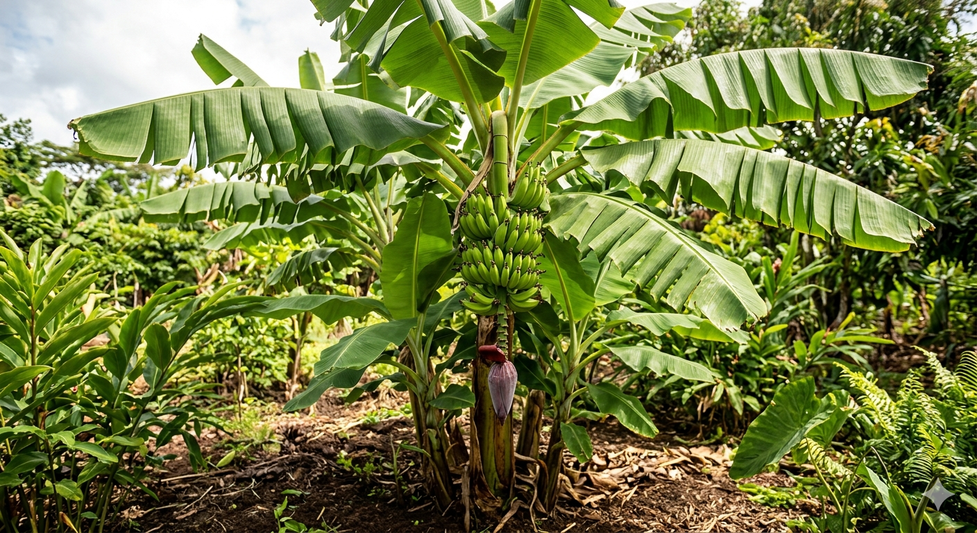 Plantain Seedling (Cooking Banana) | High-Yield Food Forest Staple