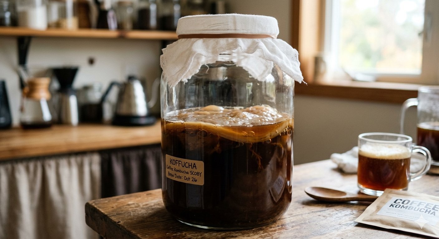 Koffucha SCOBY | Coffee Kombucha Starter Culture
