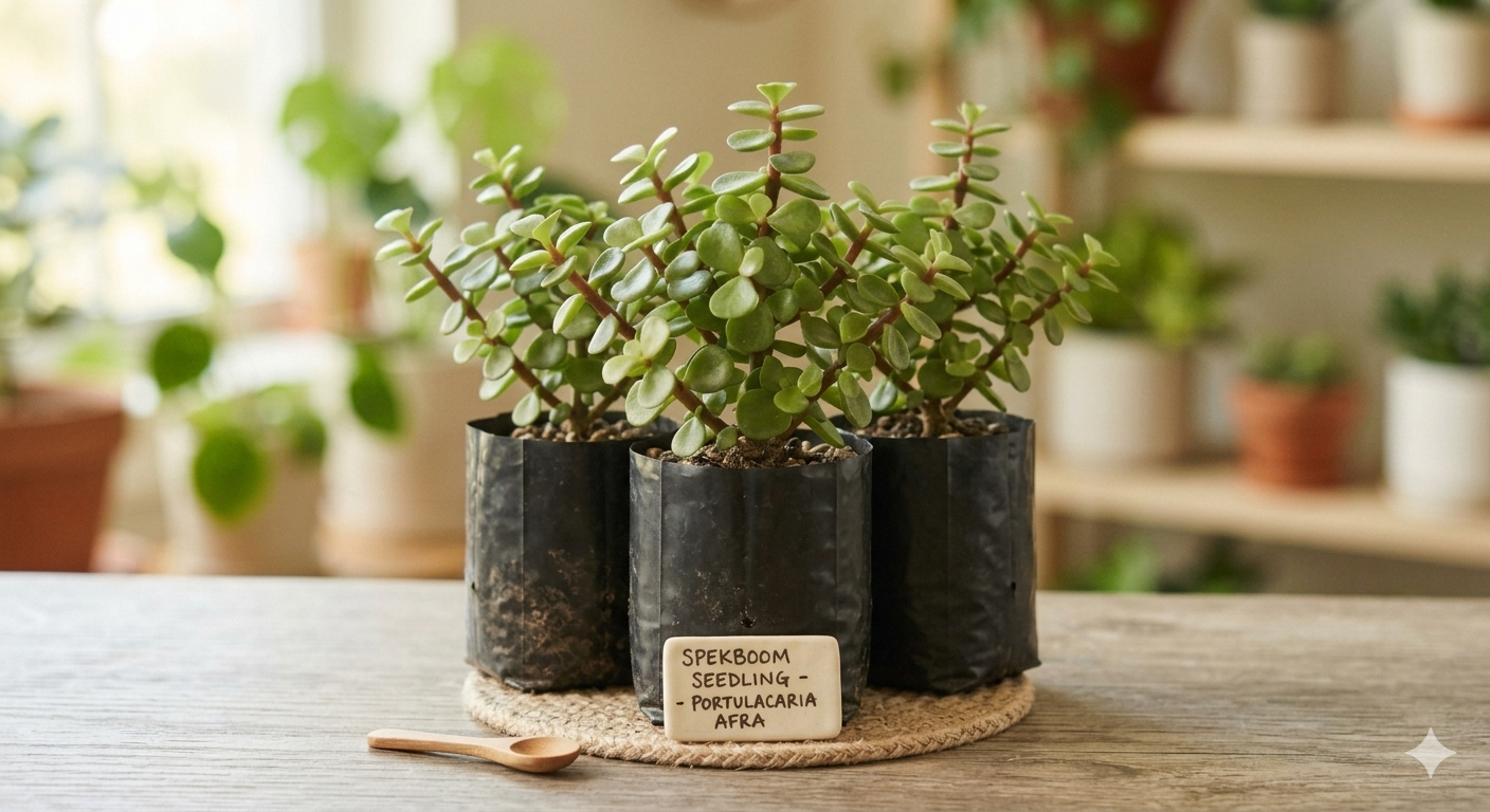 Live Spekboom Seedling (Portulacaria Afra) | Hardy Indigenous Succulent Starter Plant