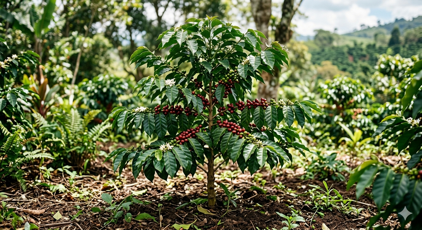 Coffee Tree Seeds | Coffea arabica 'Caturra' Dwarf Variety (5 Seeds Per Pack)